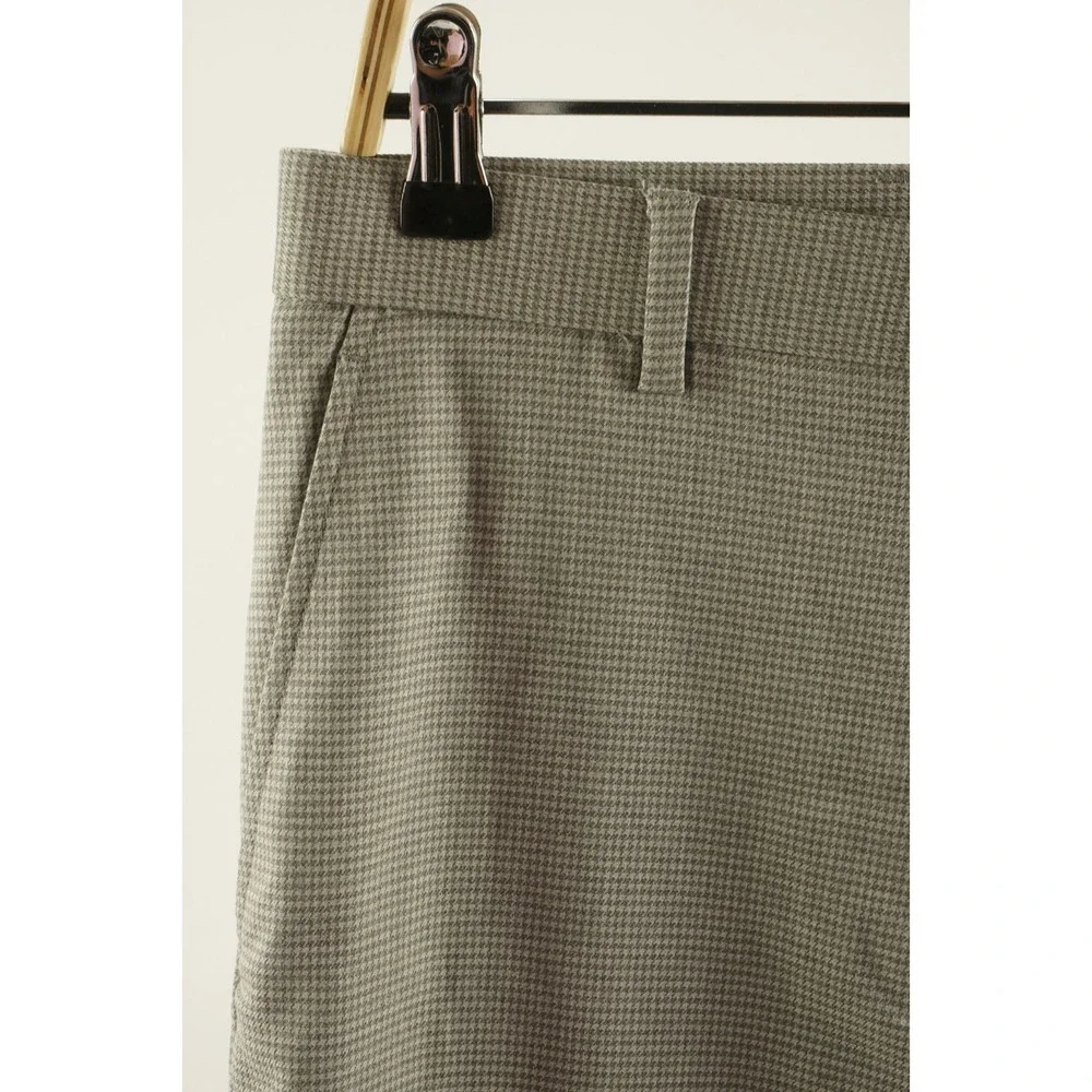 New $95 Tommy Hilfiger Men's 30 x‎ 32 Gray Houndstooth Performance Dress Pants